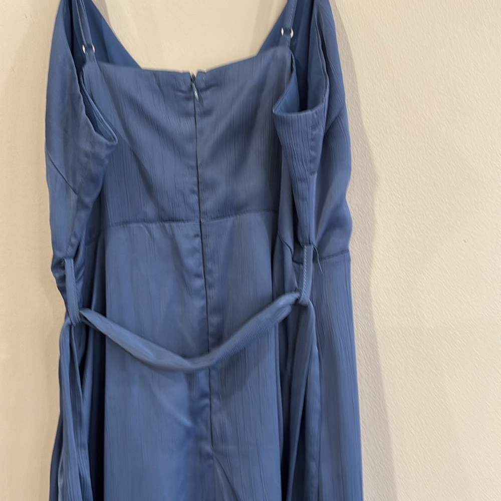 Here Comes The Sun asymmetrical faux wrap dress - Picture 9 of 9